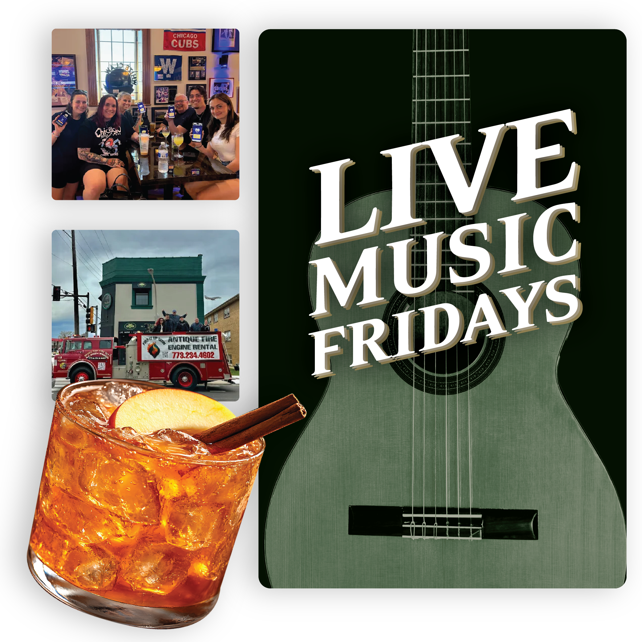 Old Fashioned - Girls at Table - Live Music Fridays - Firetruck - Twisted Shamrock Pub-02